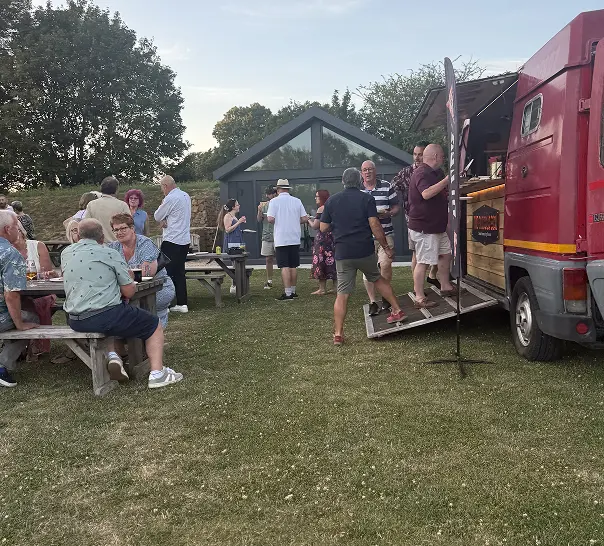 The Piccolo Box Mobile Pizza Catering at a Private Event in Somerset